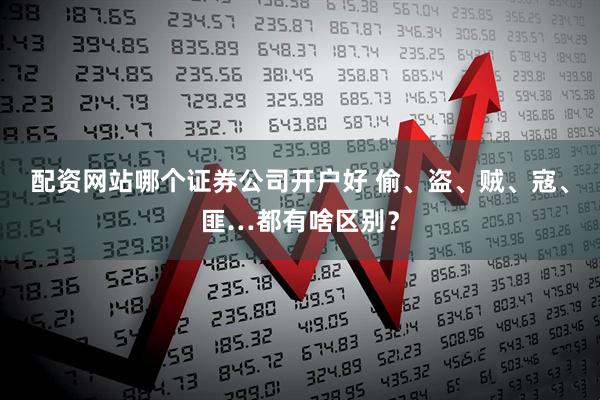 配资网站哪个证券公司开户好 偷、盗、贼、寇、匪…都有啥区别？